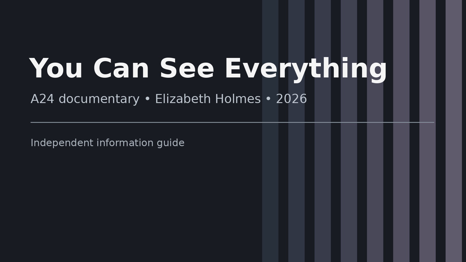 You Can See Everything - Movie 2026 Hero Image